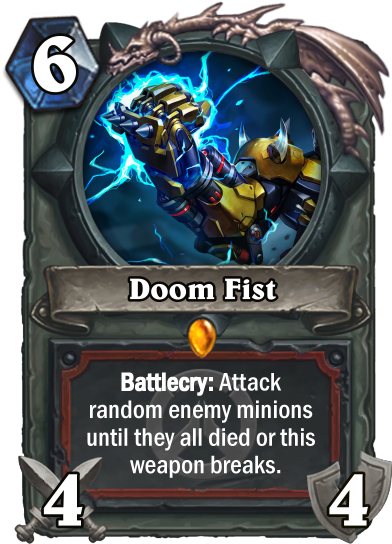 I Also Had A New Idea - Rogue Legendary Weapon Hearthstone (400x557), Png Download
