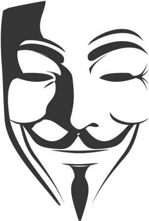 Anonymous Mask Png Transparent Images - V For Vendetta Anonymous Mask Guy Guido Fawkes Decal (640x480), Png Download