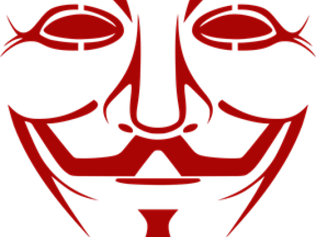 Drawn Masks Anonymous - Guy Fawkes Mask Eps (640x480), Png Download