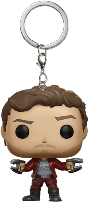 Guardians Of The Galaxy 2 Star-lord Pop Keychain - Funko Pop Keychain Guardians Of The Galaxy (415x415), Png Download