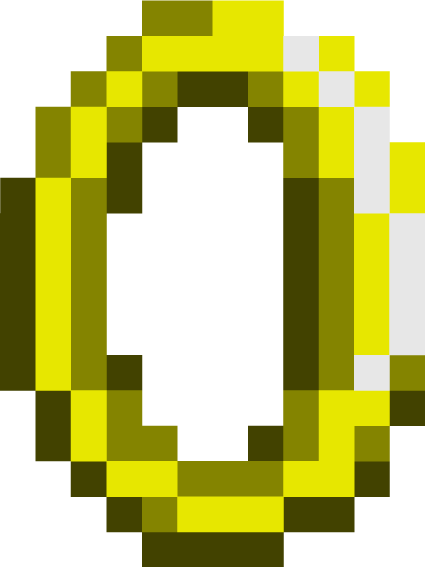 So Sonic Jumping Over Spikes Into Rings Oh Yes - Mario Ghost Pixel Png (425x567), Png Download