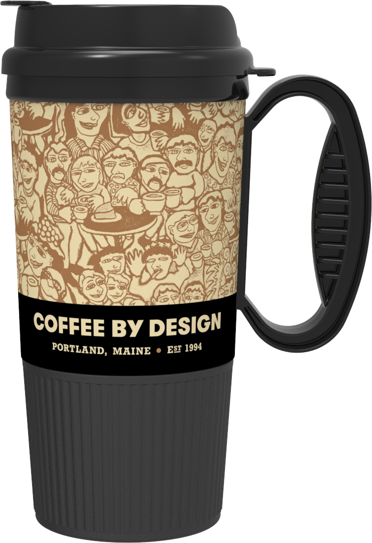 16oz Gripper Mug - Mug (754x1101), Png Download