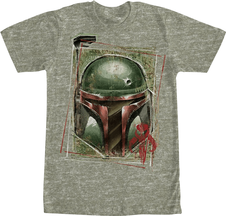Boba Fett Sketch T-shirt - T-shirt (762x762), Png Download