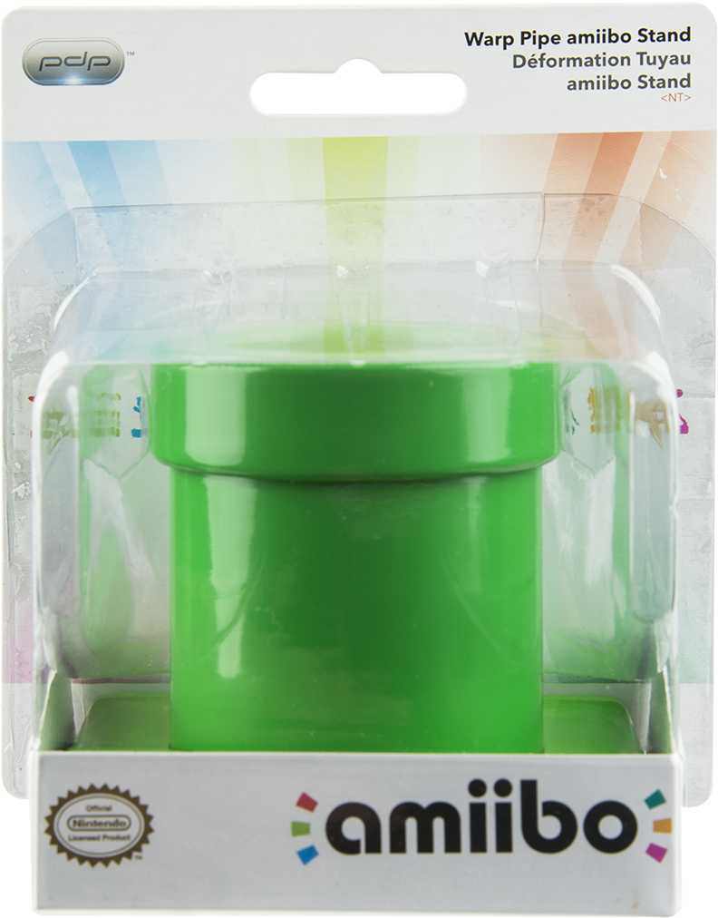 Super Mario Pipe Figure Stand (1300x1300), Png Download