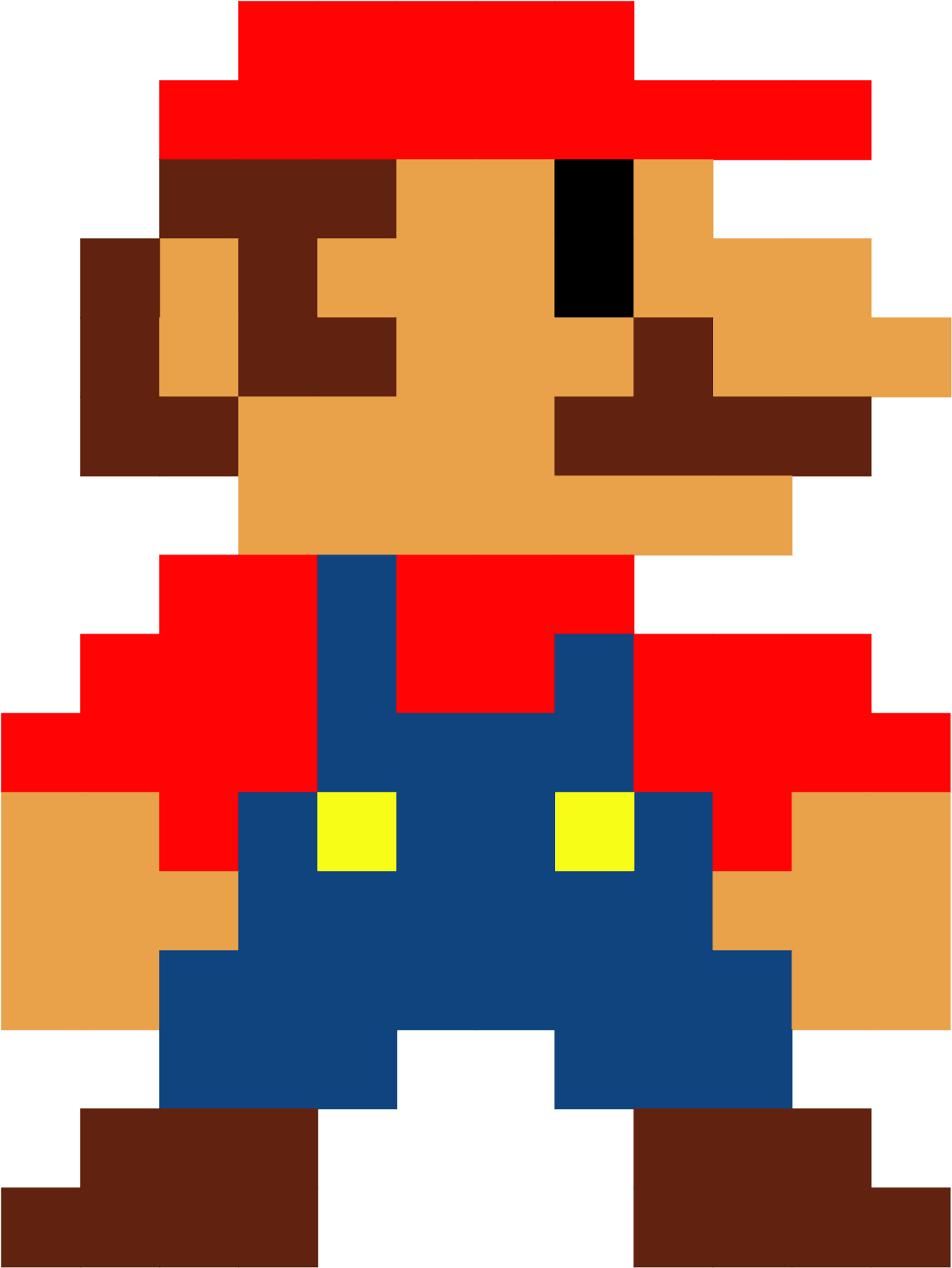 Computer Game Graphics Image Transparent Download - Mario Bros 64 Bits (1500x2000), Png Download