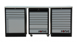 Mss 26"/34" Low Setup With 20 Drawers With Stainless - Mss 26''/34'' Mit 20 Schubladen Mit Edelstahl-arbeitsplatte (300x400), Png Download