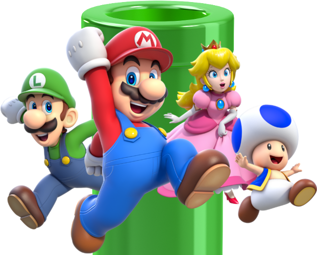 Logo Super Mario 3d World (640x500), Png Download