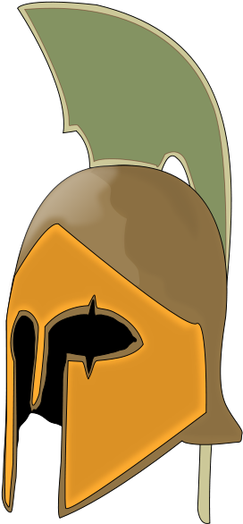 Leonidas Helmet Png Clip Arts (286x600), Png Download