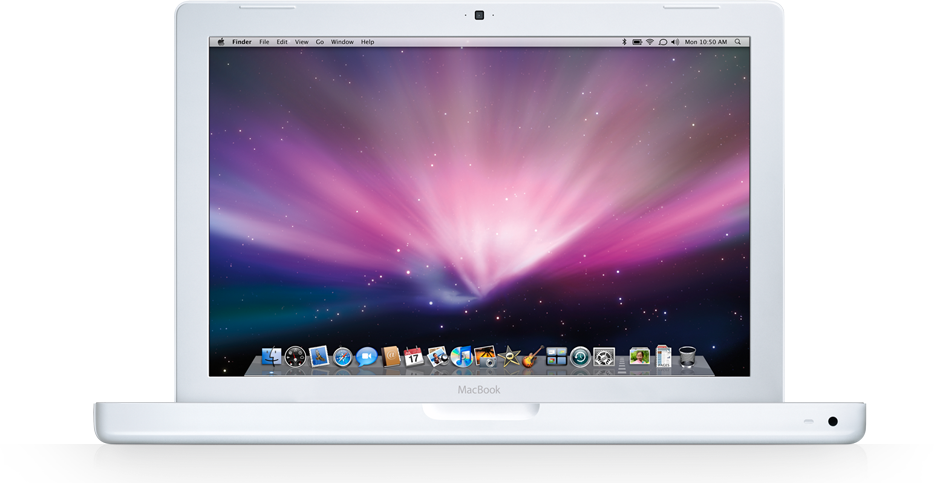 Apple Macbook White 2009-05 - Macbook White (934x483), Png Download