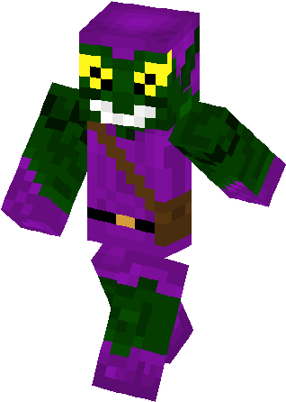 The Green Goblin Skin - Minecraft Tnt Skin (317x453), Png Download