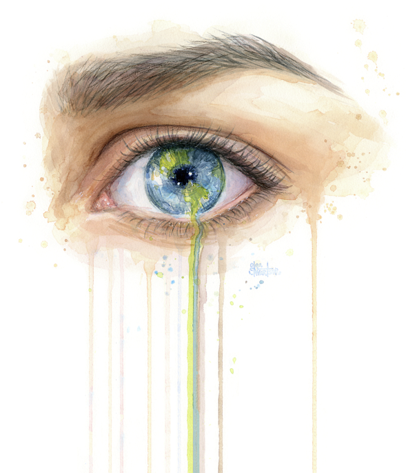 Click And Drag To Re-position The Image, If Desired - Olga Shvartsur Eye (598x700), Png Download