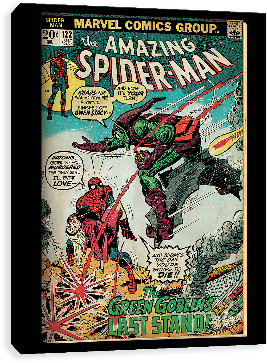 Spider-man V Green Goblin - Amazing Spiderman Comic 1960 (1280x1280), Png Download