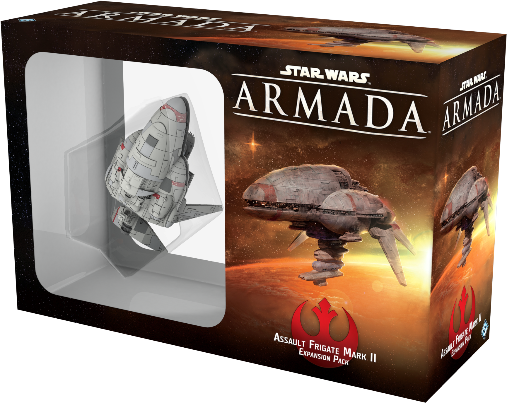 Fantasy Star Wars: Armada Assault Frigate Mark Ii Expansion (2000x1500), Png Download