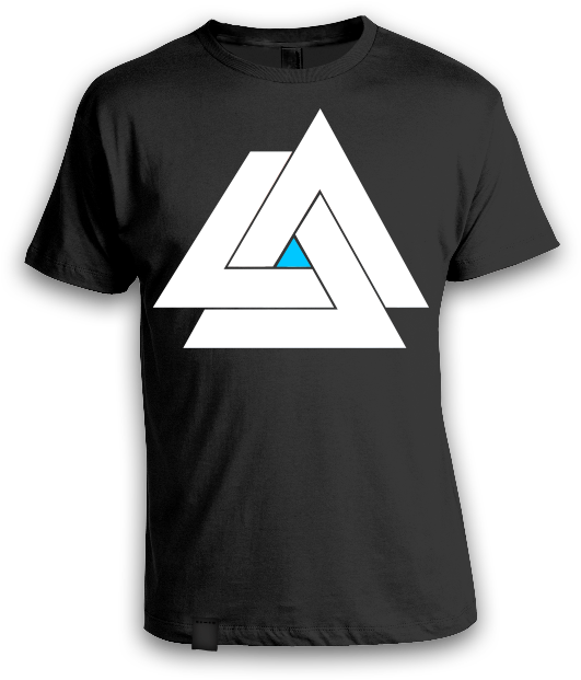 Image Of Valknut - Triangle (574x702), Png Download