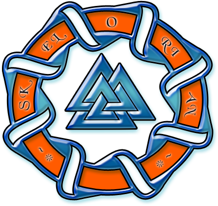 Sig-valknut - 十 二 生肖 与 八卦 (463x472), Png Download