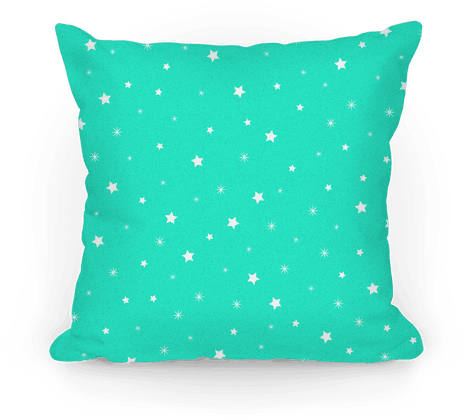 Twinkling Stars Pattern - Light Blue Pillows Transparent (484x484), Png Download