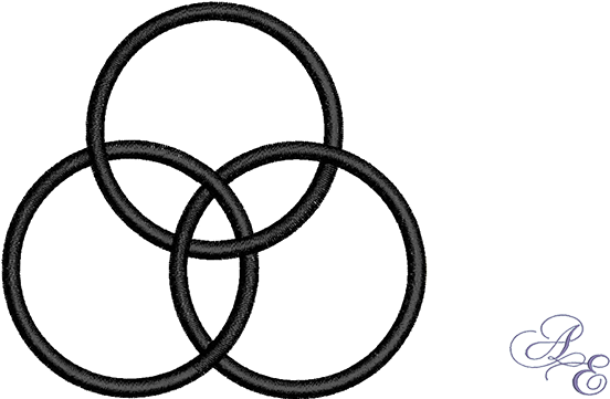 Triple Circle - Mickey Mouse Head Template (722x361), Png Download