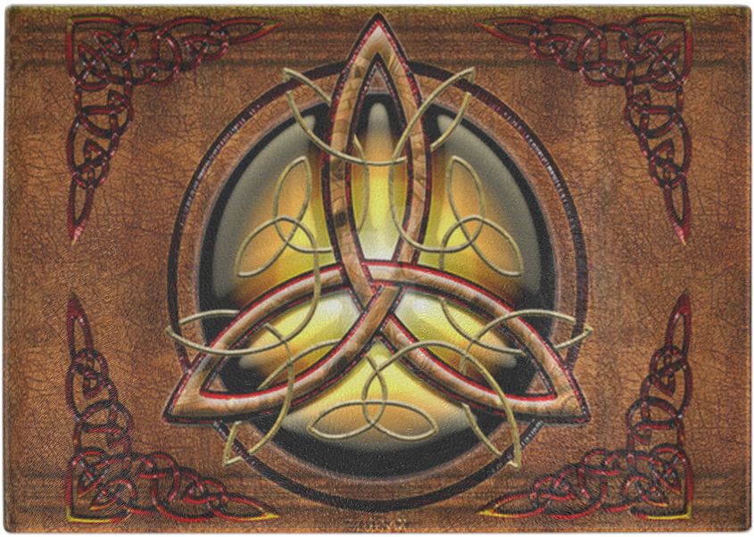 Triquetra Celtic Cutting Board - Cafepress Celtic Triquetra On Pearl Puzzle (1024x1024), Png Download