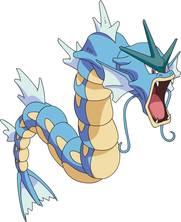 Stats, Moves, Evolution, Locations & Other Forms - Pokemon Gyarados (632x775), Png Download