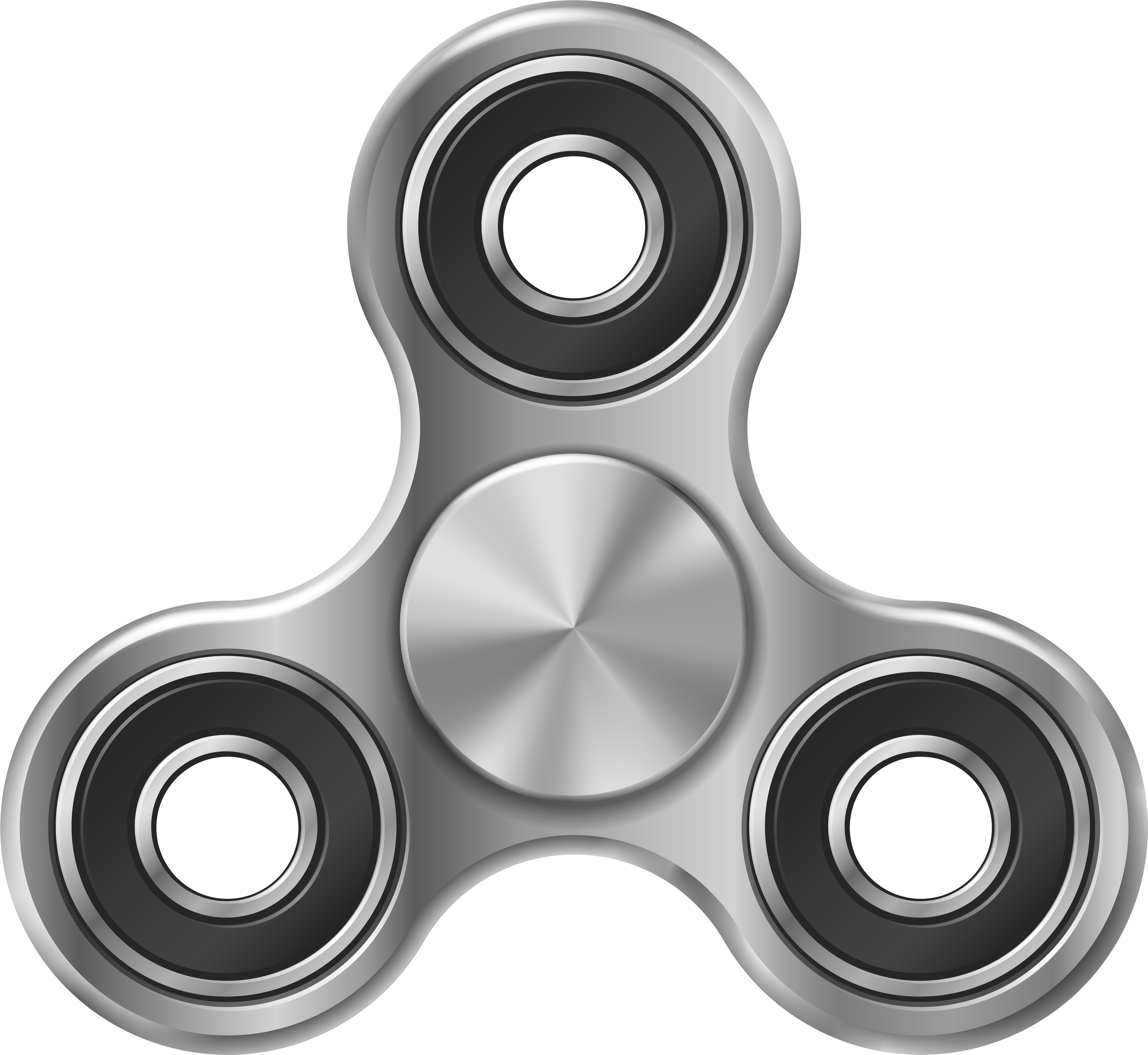 Spinner Silver Png Clip Art (8000x7382), Png Download