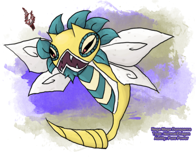 Nega-mega Dunsparce - Dunsparce (400x323), Png Download