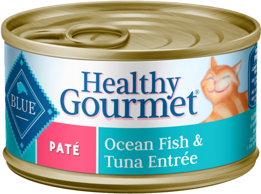 Blue Buffalo Blue Healthy Gourmet Adult Ocean Fish - Blue Healthy Gourmet Patè Indoor Chicken (914x700), Png Download