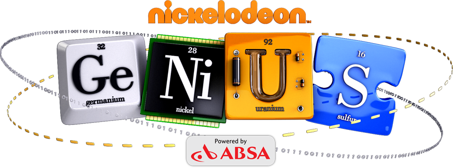 Nickelodeon Genius Logo (911x339), Png Download