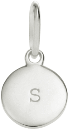 S Circle Letter Sterling Silver - Edison Screw (900x982), Png Download