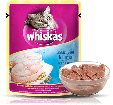 Whiskas Ocean Fish Wet Food (400x510), Png Download