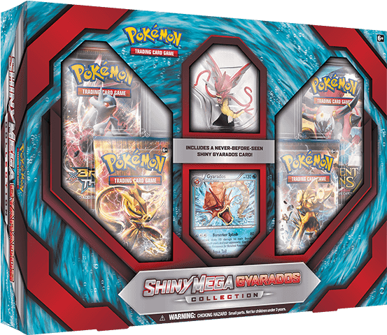 A Fantastic Figure Of Shiny Mega Gyarados • A Never - Pokemon Mega Gyarados Collection (596x786), Png Download