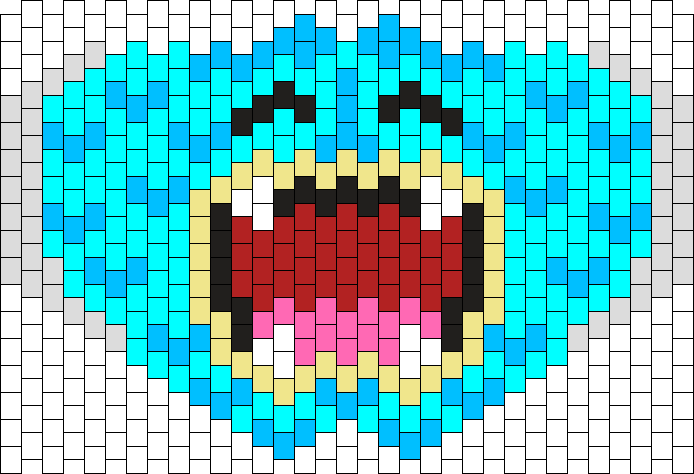 Gyarados Kandi Mask (694x474), Png Download