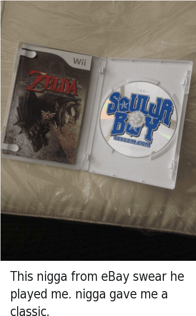 Soulja Boy - Ebay Meme Video Games (400x666), Png Download