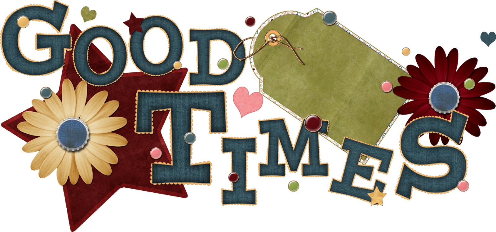 Freebie Word Art To Acquire An Individual Png Image - Good Times Word Art (1600x748), Png Download