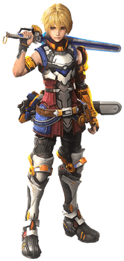 Star Fox Lady - Star Ocean The Last Hope (400x400), Png Download