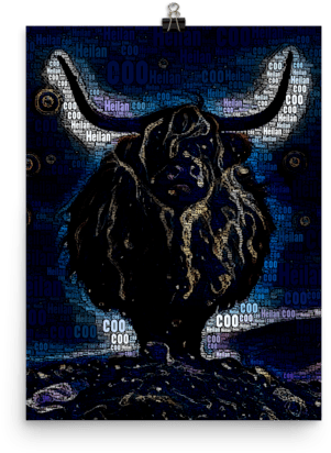 Heilan' Coo - Bison (600x600), Png Download