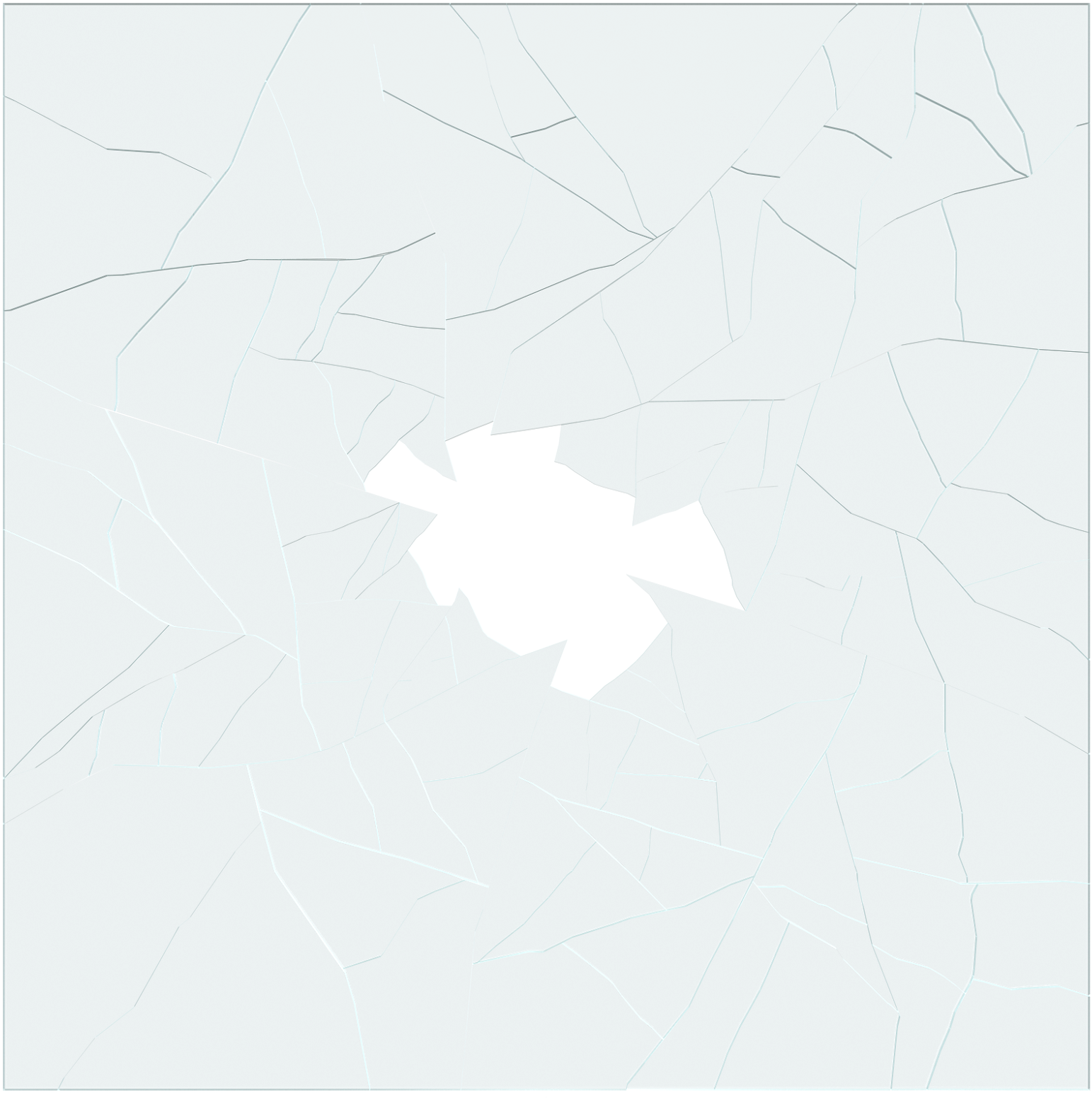 Irregular Fracture - Maple Leaf (1597x1600), Png Download