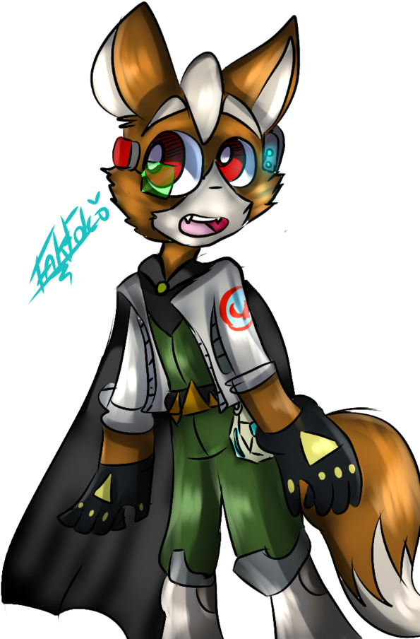 Fox Mccloud Vampire {request} By Inkfalco - Vampire Fox Mccloud (600x940), Png Download