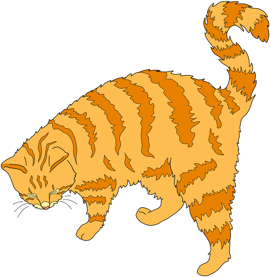 Cat Ginger Cat Cute Cat - Cat (1280x1280), Png Download