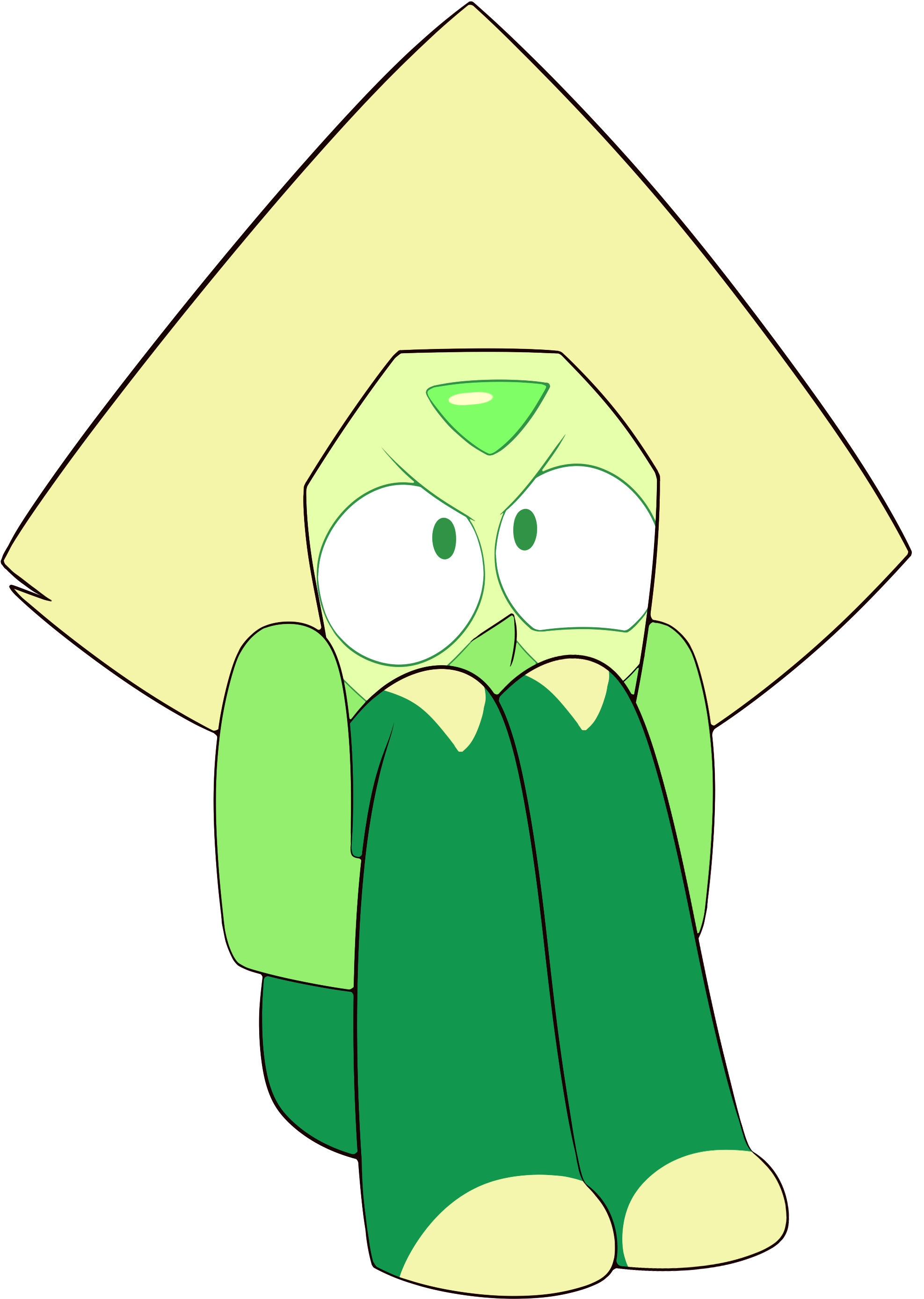 Steven Universe Colour Palettes Aesthetic - Transparent Peridot Steven Universe (2065x2829), Png Download