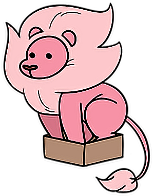 Leon Lyon Lion Stevenuniverse Lionstevenuniverse Cute - Cute Lion Steven Universe (366x400), Png Download