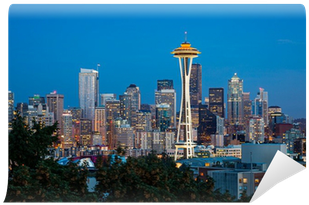 Poster: Stock Media's Seattle Skyline, 61x41in. (400x400), Png Download