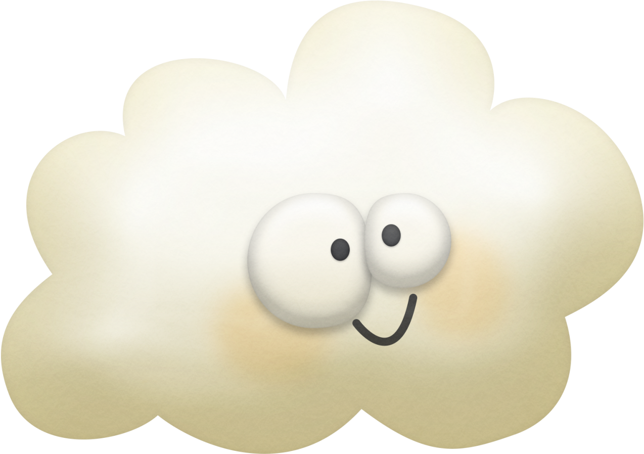 B *✿* Happy Skies - Clip Art (1280x905), Png Download