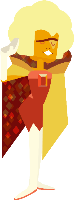 Save The Light Is A 2d Rpg That Features A Turn-based - Hessonite Steven Universe Save The Light (1000x1000), Png Download