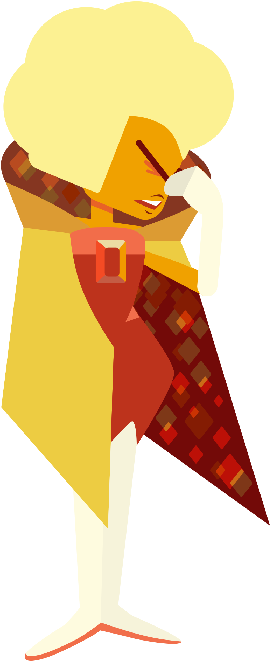 Save The Light Is A 2d Rpg That Features A Turn-based - Steven Universe Save The Light Hessonite (1000x1000), Png Download