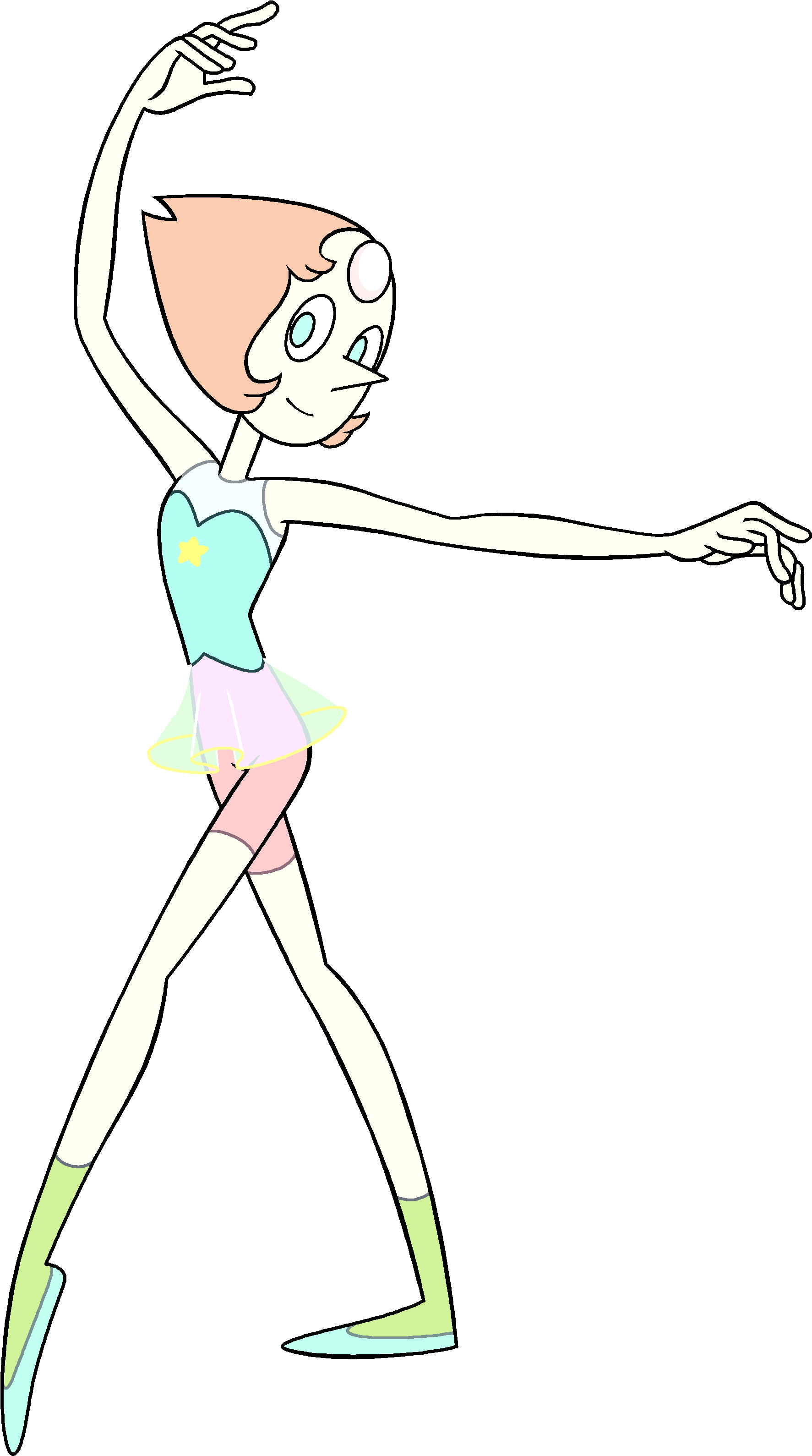 Steven Universe Pearl Png Clipart Freeuse - Steven Universe Pearl Hand (1900x3371), Png Download