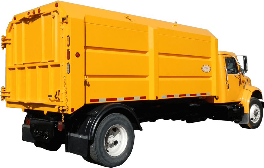 Concord Road Equipment Yellow Leaf Box Truck - Truck (955x716), Png Download