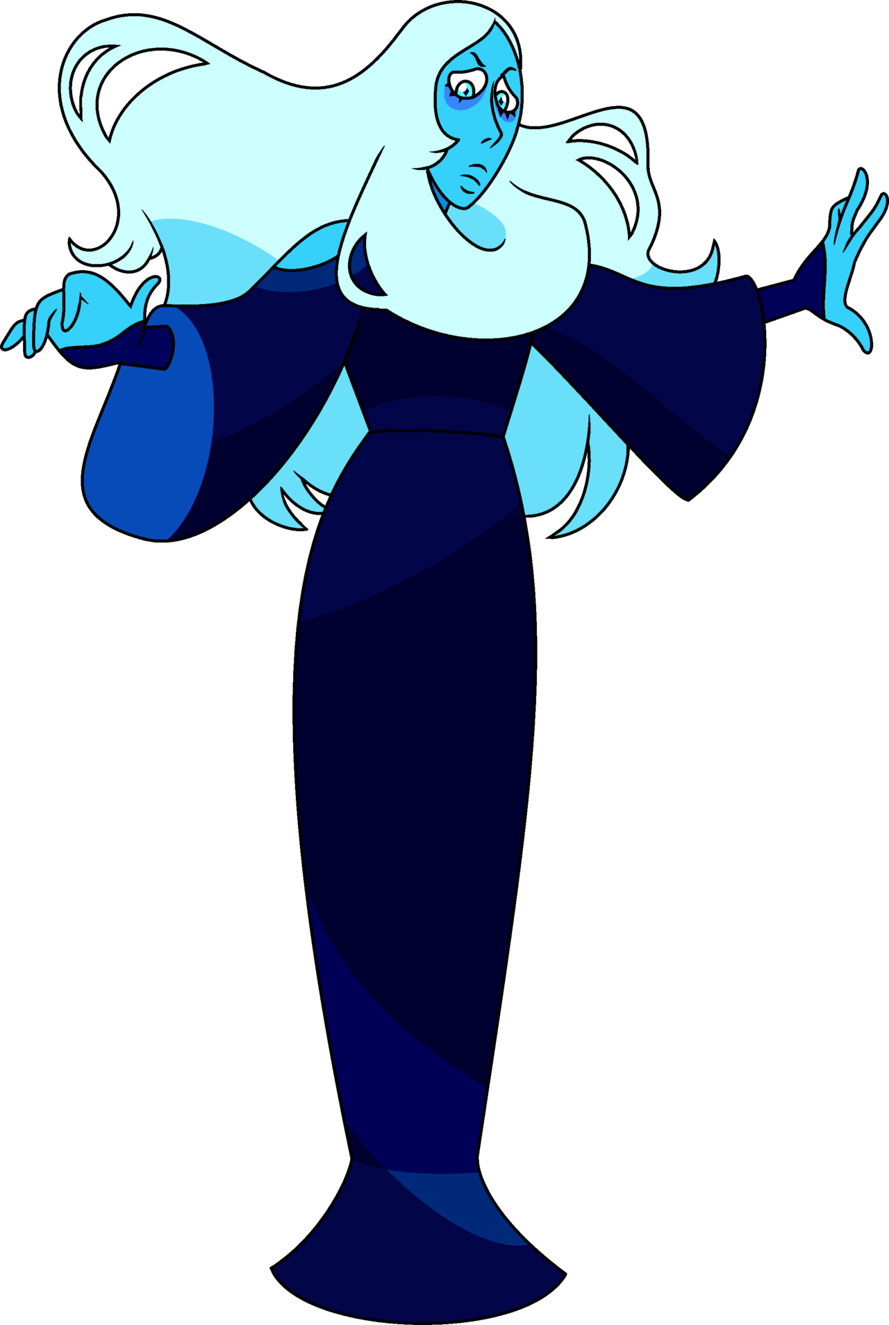 Jaquins Are A Winged Blue Diamond Steven Universe Jaquin - Blue Diamond Steven Universe Citrine (1280x1908), Png Download