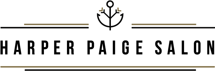 Hp Hor Logo Blk Gold - Harper Paige Salon (792x318), Png Download