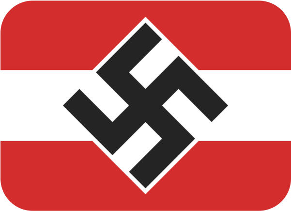 Emoji Faves - Swedish Nazi Flag (600x600), Png Download