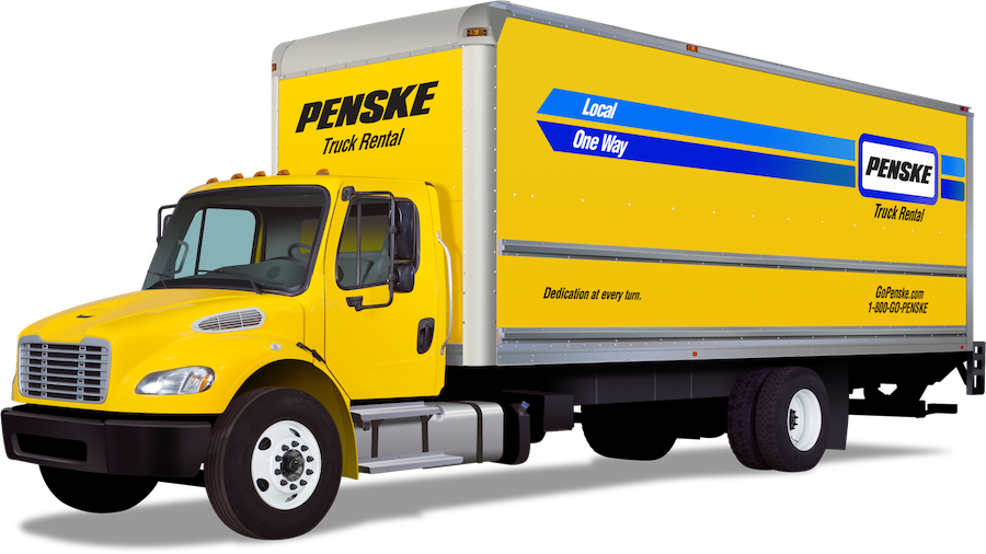 53 Foot Box Truck (900x506), Png Download